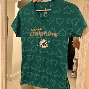 Girls Miami Dolphins Tee